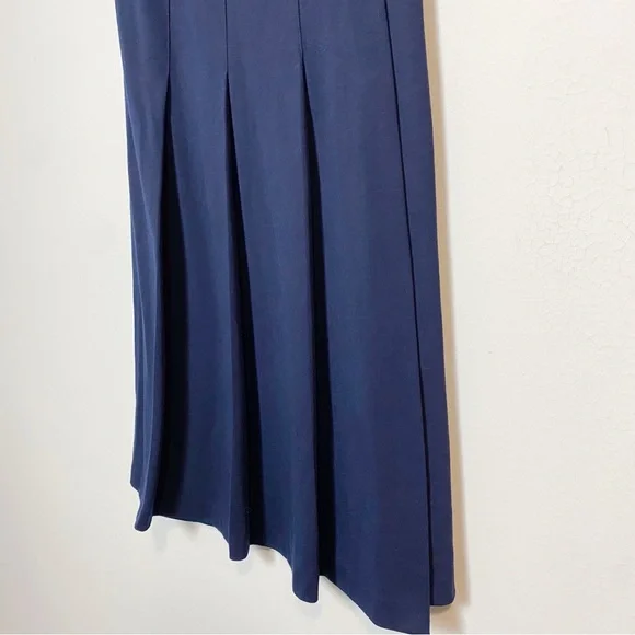 Tory Sport Blue Two Tone Wrap Maxi Skirt - Picture 5 of 14